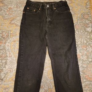 black vintage levi 512